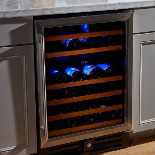 Smith and Hanks 46 bottle Wine Cooler dual zone RW145DR Stainless Steel environment