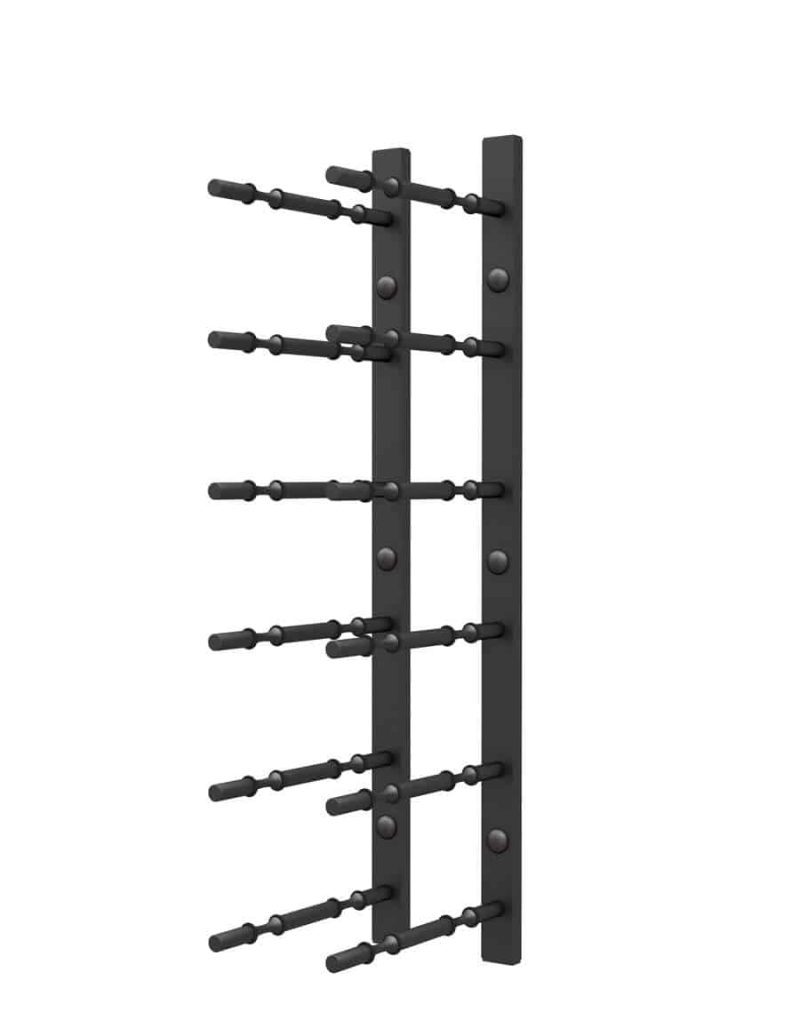 Ultra Wall Rails HZ 2dp 2ft Matte Black no bottles