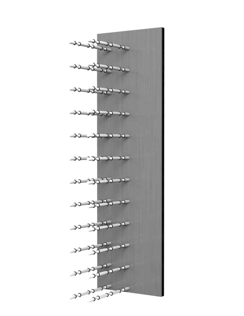 WW 4ft HZ 36 Bottles Brushed Aluminum No Bottles