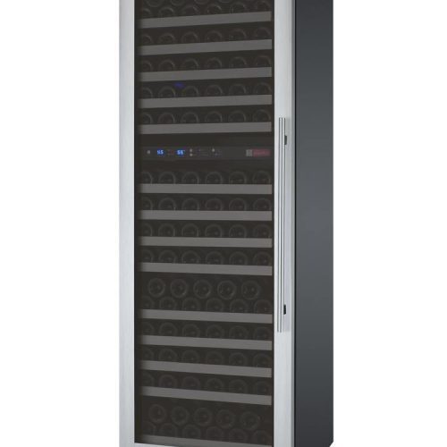 Allavino - 24" Wide 172 Bottles Dual Zone FlexCount II Tru-Vino Stainless Steel Wine Cooler (AO VSWR172) Wine Cooler Allavino Left Hand Hinge