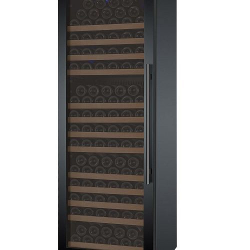 Allavino - 24" Wide 177 Bottles Single Zone FlexCount II Tru-Vino Black Wine Cooler (AO VSWR177) Wine Cooler Allavino Left Hand Hinge