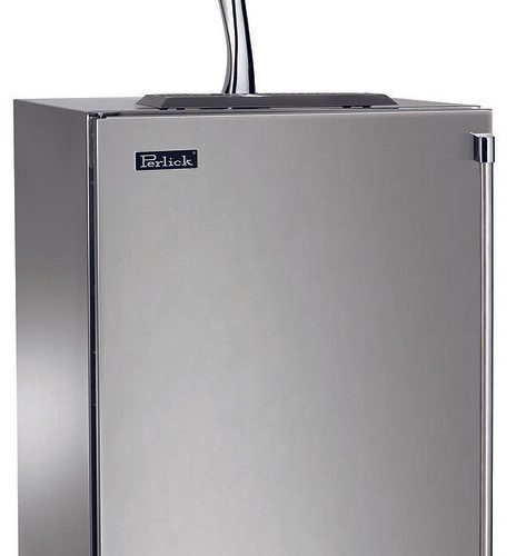 Perlick - 24" Indoor Undercounter Adara Stainless Steel Kegerator (HP24TS-4-A) Kegerator Perlick Single Tap Stainless Steel Solid Door Left Hand Hinge-No Lock