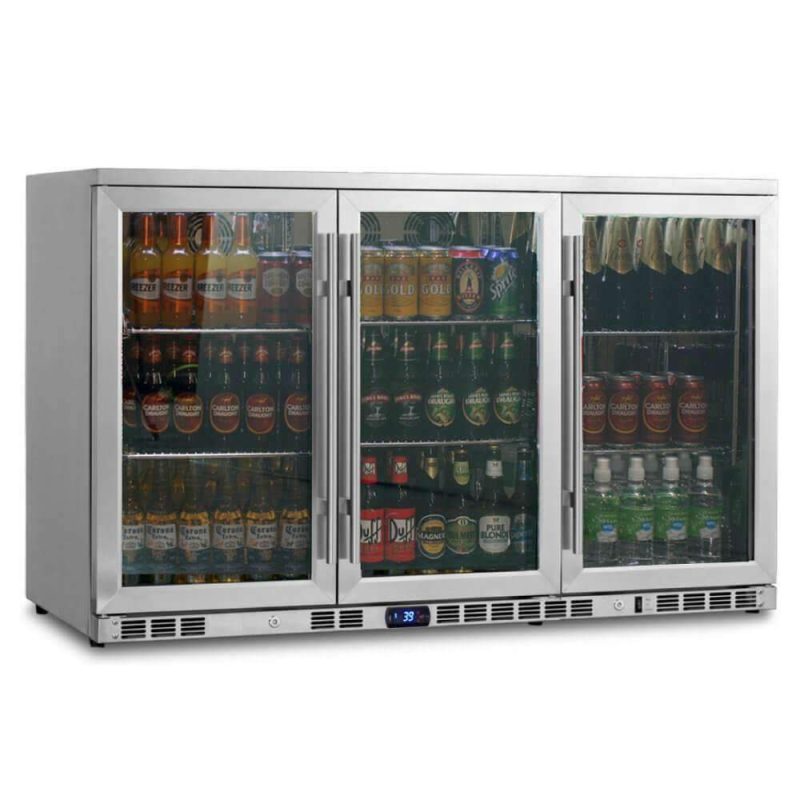 triple door large beverage refrigerator KBU328M