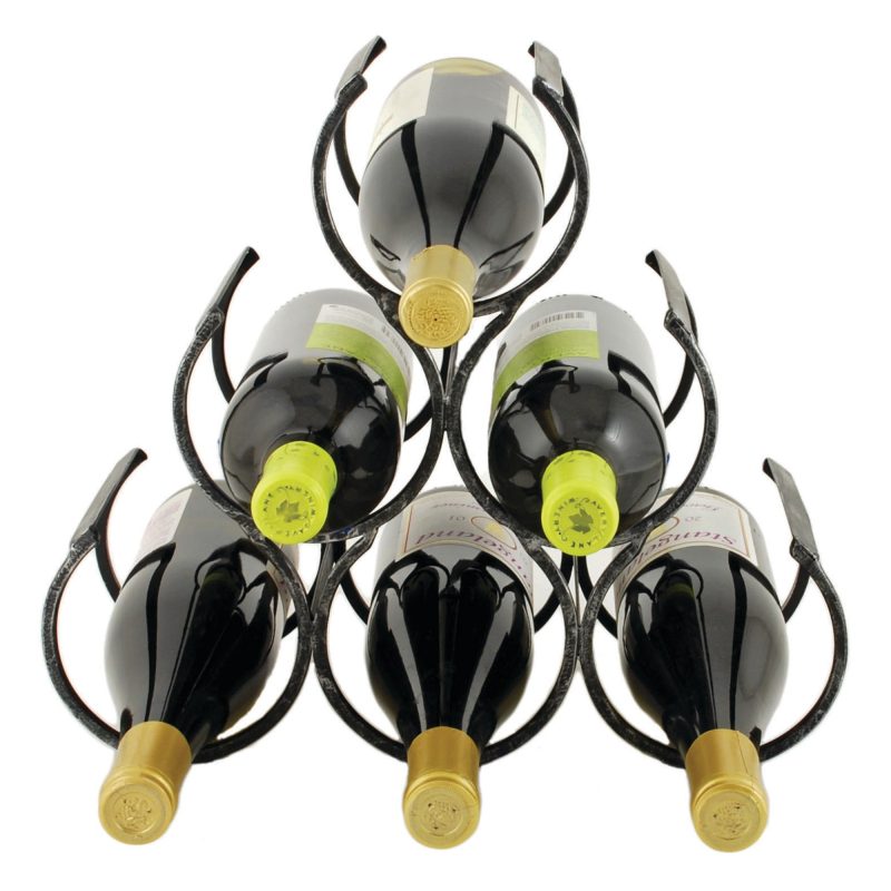 wine shrine metal bottle holder by twine livingr 2317 wine accessories twine 225117