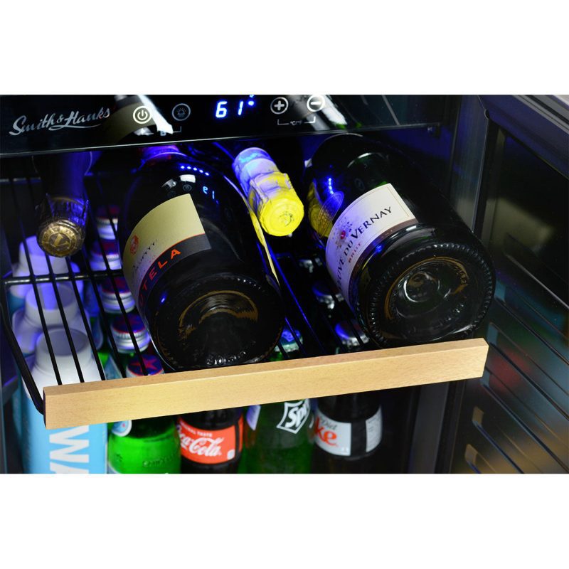 wine and beverage cooler beverage shelf